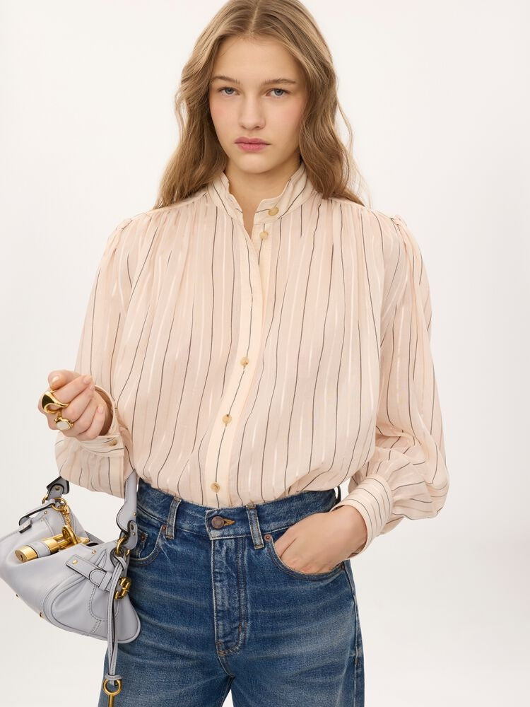 Gathered blouse CH26AHT18306 1 9N5 CHLOÉ 