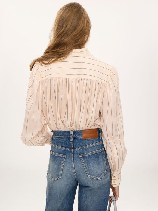 Gathered blouse CH26AHT18306 1 9N5 CHLOÉ 
