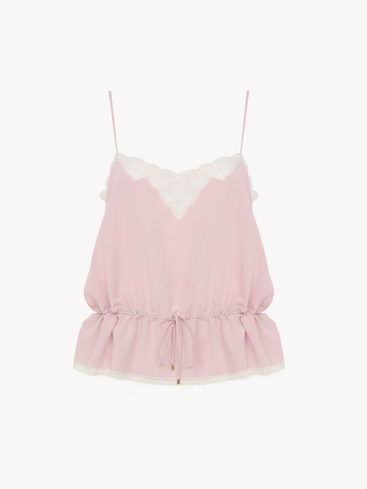 Drawstring camisole top CH26AHT79005 523 CHLOÉ 