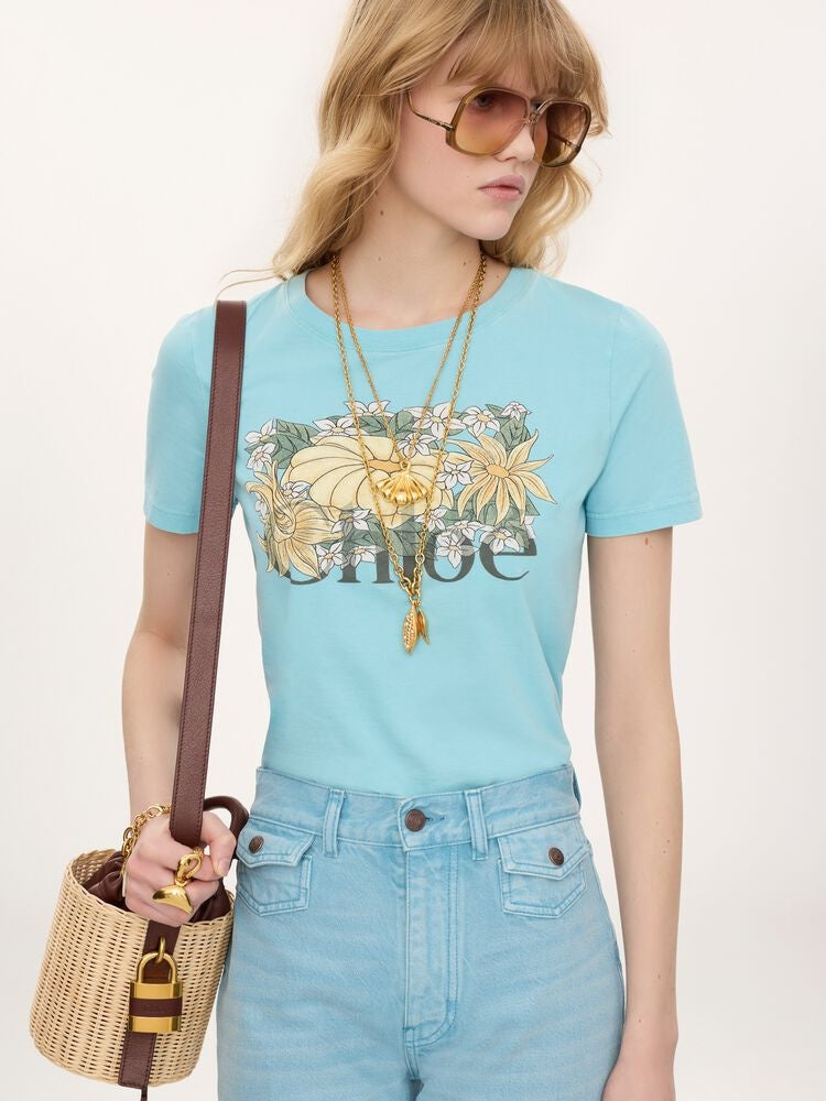 Baby fit logo T-shirt CH26AJH08080 47C CHLOÉ 