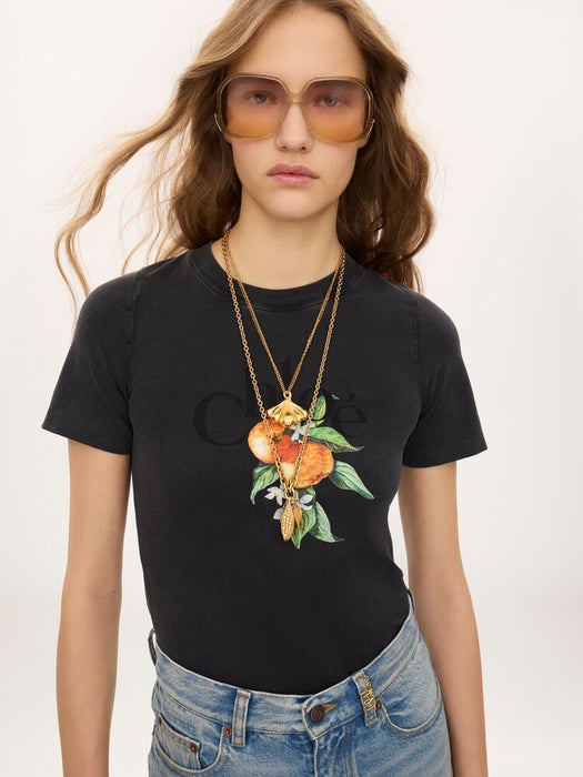 Baby fit logo T-shirt CH26AJH08988 070 CHLOÉ 
