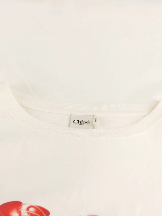 Cherry-print T-shirt CH26AJH41880 107 CHLOÉ 