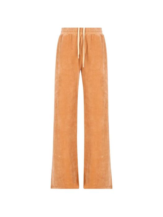 Wide-leg tracksuit trousers in velvet CH26AJP01188 271 CHLOÉ 