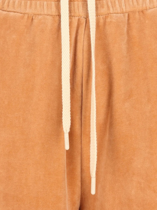 Wide-leg tracksuit trousers in velvet CH26AJP01188 271 CHLOÉ 