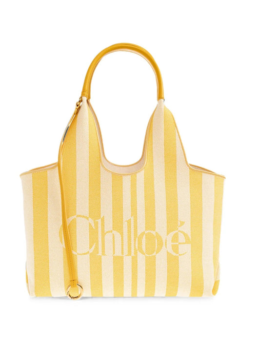 Striped logo-print Tote Bag CH26AS767R65 757 CHLOÉ 