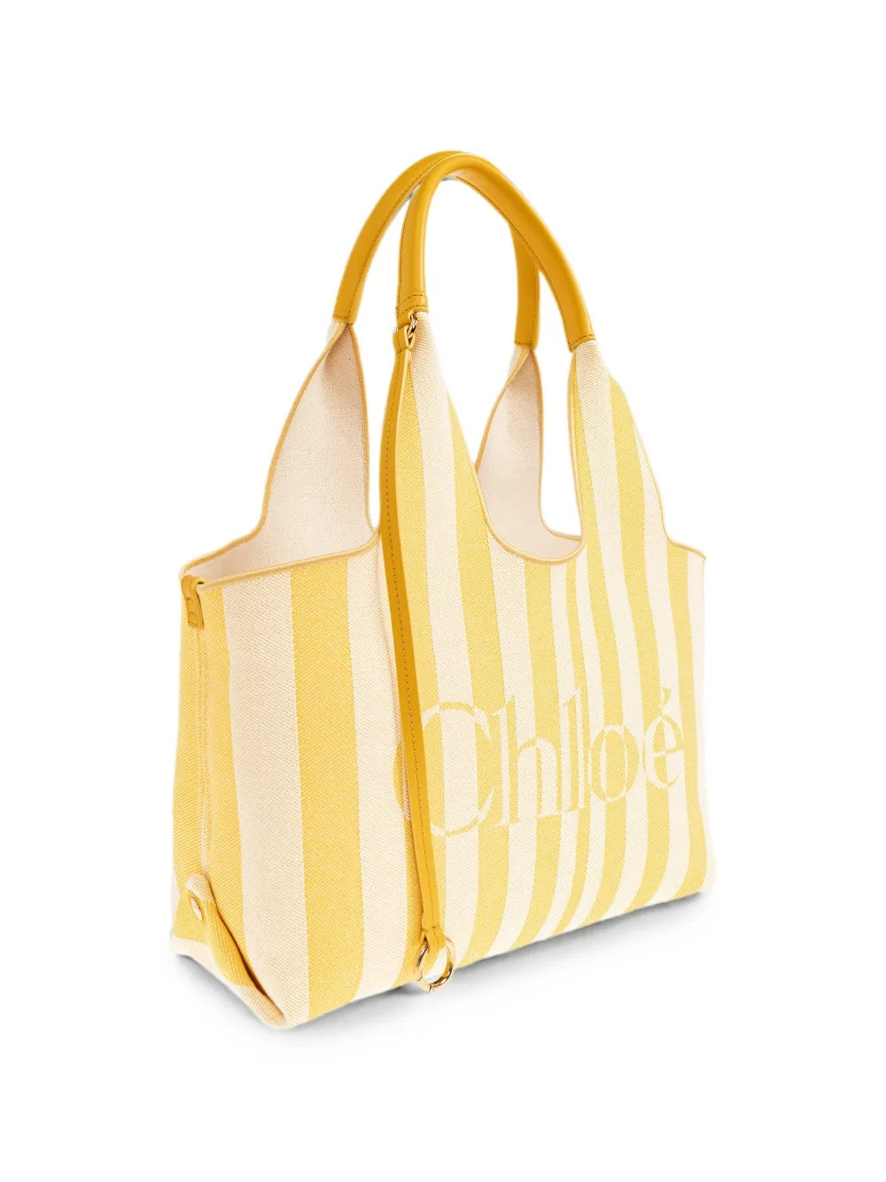 Striped logo-print Tote Bag CH26AS767R65 757 CHLOÉ 