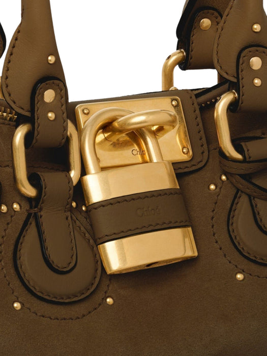 Small Paddington bag in suede leather CH26AS805S77 21Q CHLOÉ 