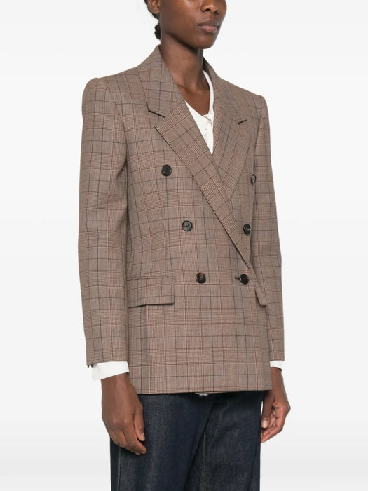 Double-breasted checked jacket CH26AVE78164 1 93C CHLOÉ 