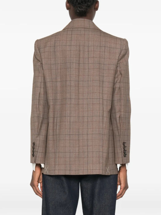 Double-breasted checked jacket CH26AVE78164 1 93C CHLOÉ 