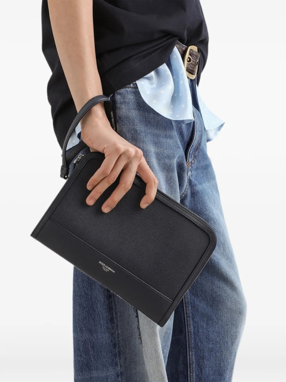 Atene clutch bag in calfskin BM2528 A070180679 DOLCE & GABBANA 