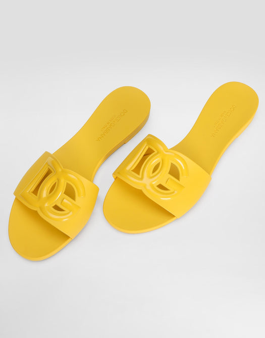 Rubber beachwear sliders CW2215 AN99480204 DOLCE & GABBANA 
