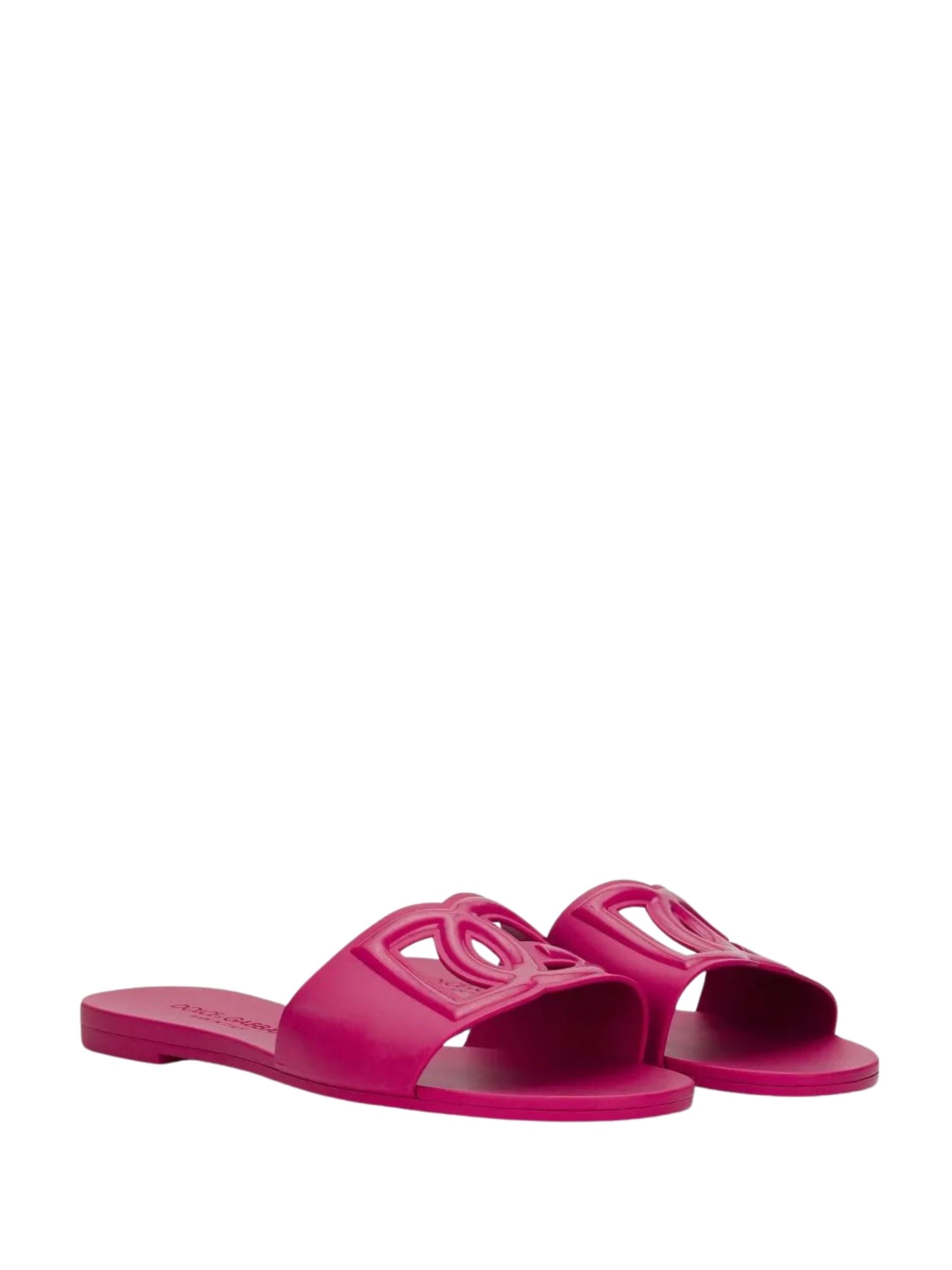 Rubber beachwear sliders CW2215 AN99480422 DOLCE & GABBANA 