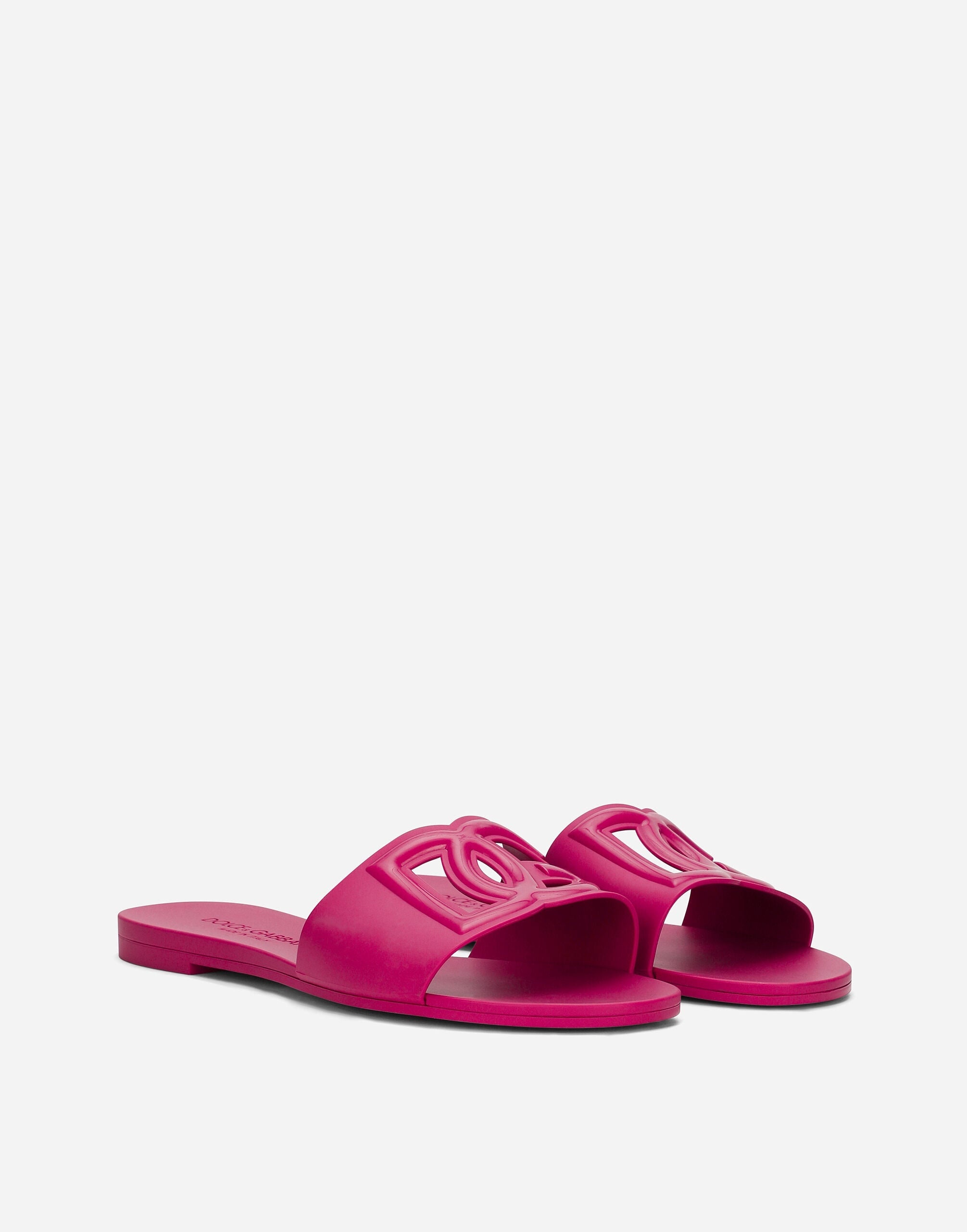 Rubber beachwear sliders CW2215 AN99480422 DOLCE & GABBANA 
