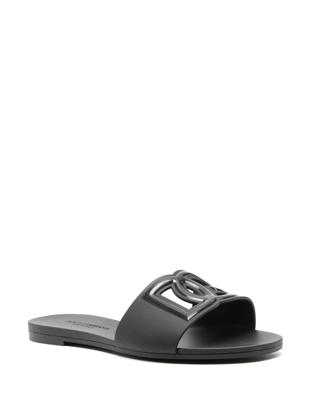 logo-embossed cut-out slides CW2215 AN99480999 DOLCE & GABBANA 