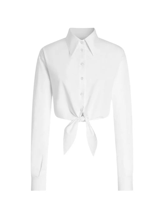 Cotton poplin shirt F5T76T FU5WOW0800 DOLCE & GABBANA 