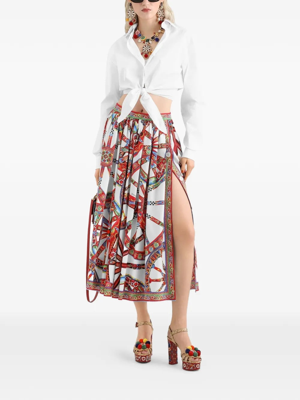 Cotton poplin shirt F5T76T FU5WOW0800 DOLCE & GABBANA 