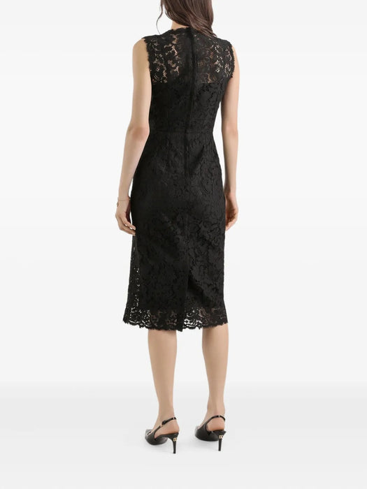 Lace sleeveless midi dress F6H0ZT HLMTBN0000 DOLCE & GABBANA 