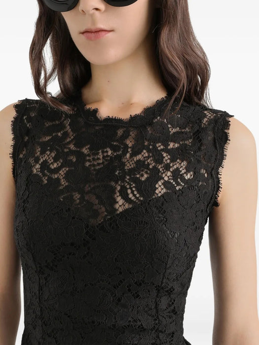 Lace sleeveless midi dress F6H0ZT HLMTBN0000 DOLCE & GABBANA 
