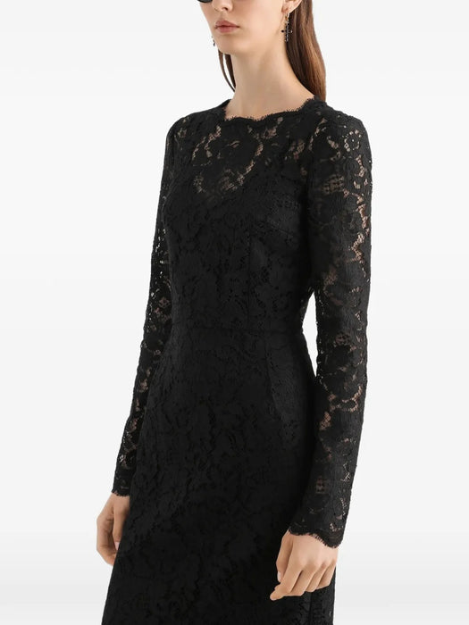 Long-sleeve lace midi dress F6M0DT HLMTBN0000 DOLCE & GABBANA 