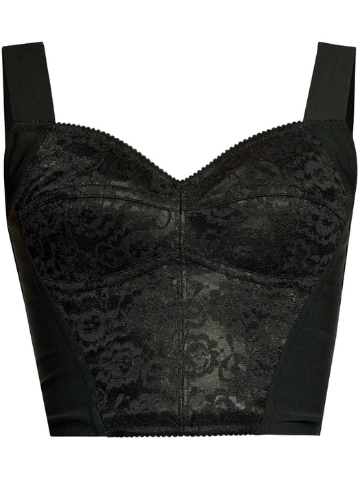 Lace-trim corset top F7T19T GDCLQN0000 DOLCE & GABBANA 