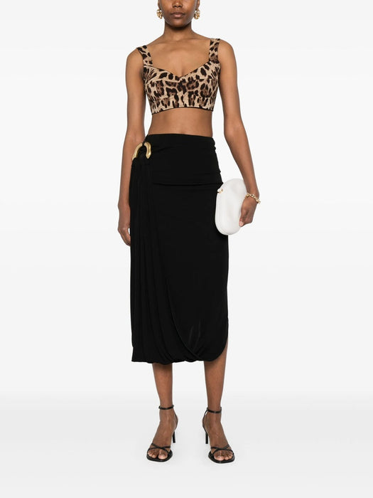 Leopard-print bustier top F7Y28T GDCLPHY13M DOLCE & GABBANA 