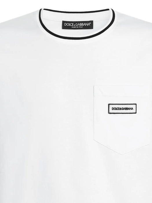 Cotton T-shirt with logo G8RA2Z G7Q2PW0800 DOLCE & GABBANA 