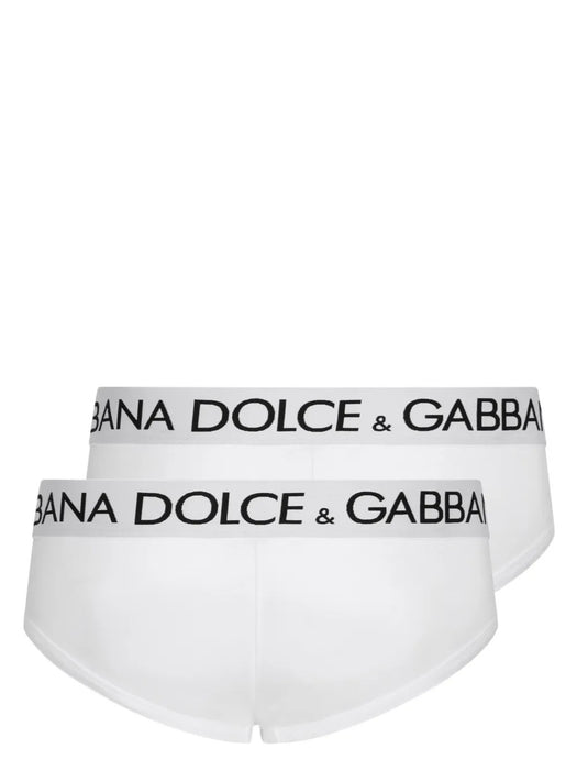 Logo-print cotton briefs (set of two) M9D69J ONN97W0800 DOLCE & GABBANA 