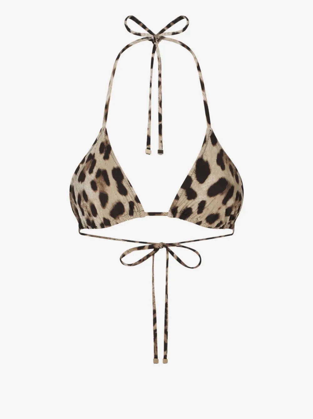 Leopard-print triangle bikini top O1A00J ONO11HY13M DOLCE & GABBANA 