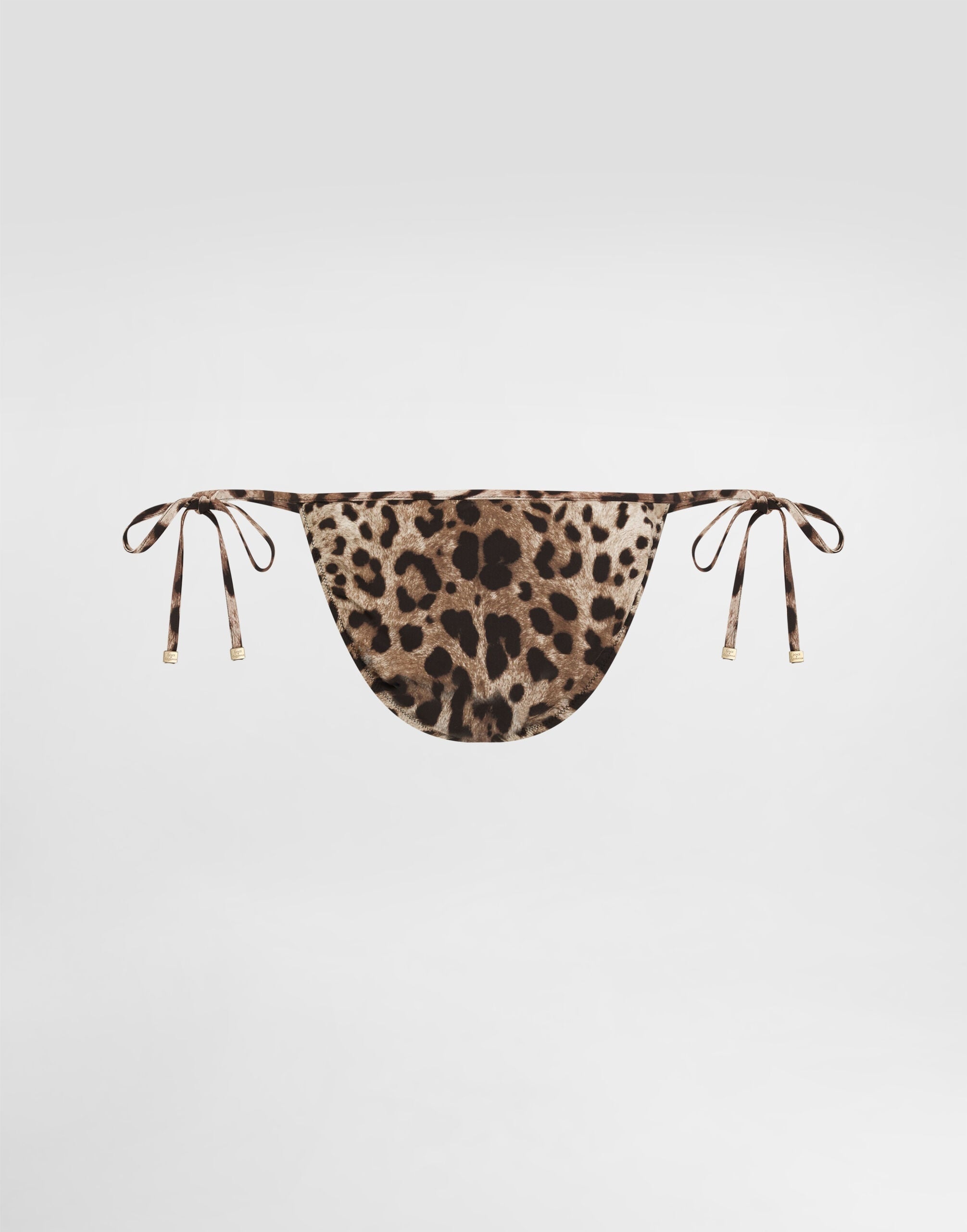 Leopard-print string bikini bottoms O2A01J ONO11HY13M DOLCE & GABBANA 