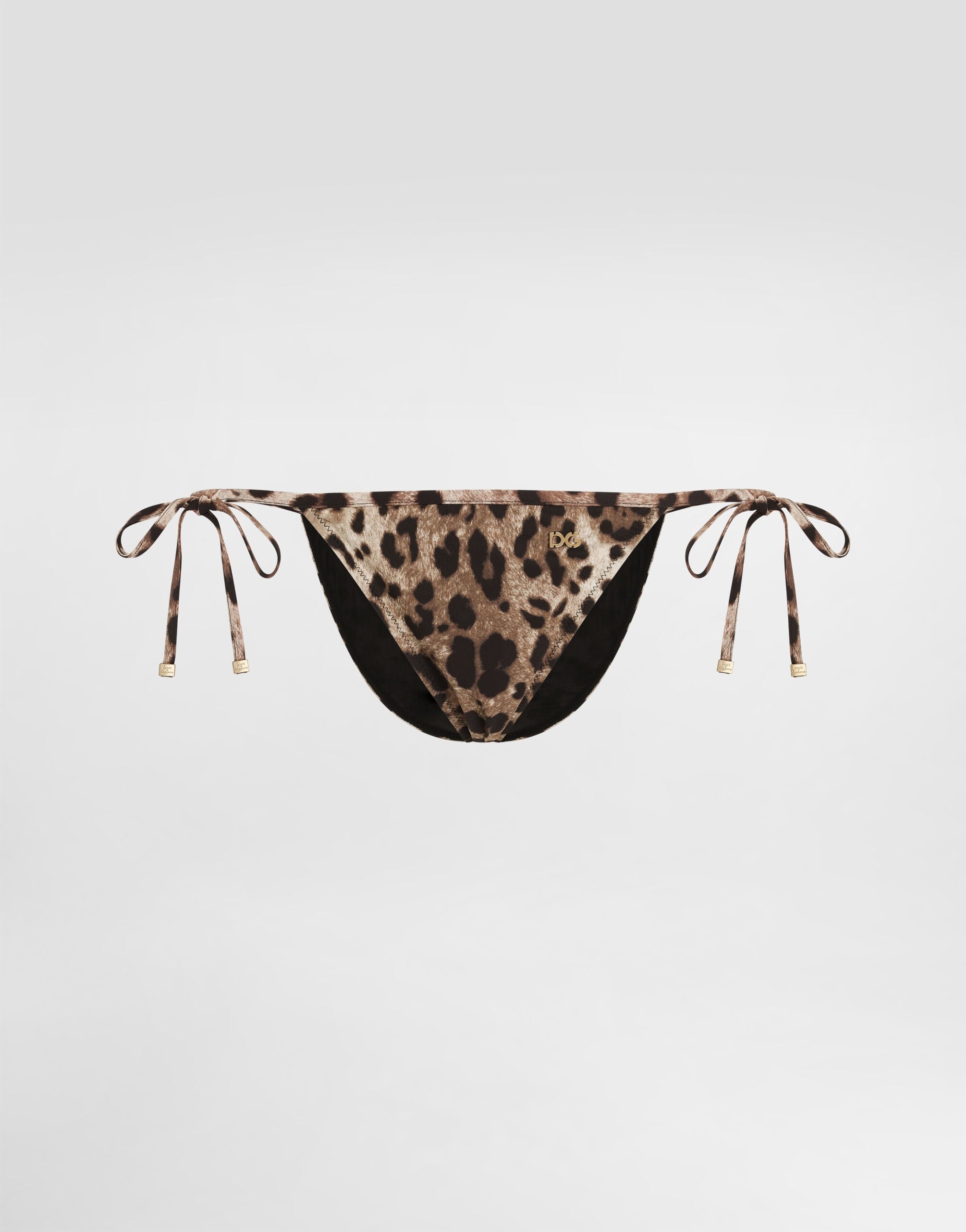 Leopard-print string bikini bottoms O2A01J ONO11HY13M DOLCE & GABBANA 