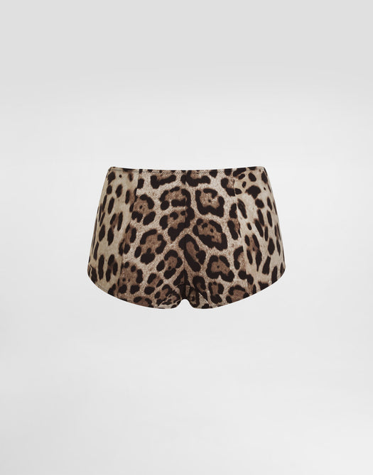 Leopard-print high-waisted bikini bottoms O2A03J ONO11HY13M DOLCE & GABBANA 