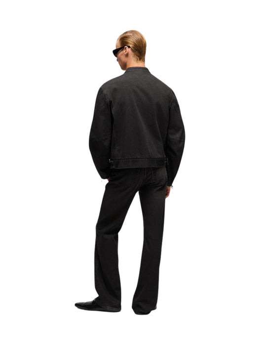 Flared cotton denim pants with Horsebit 860844 XDDHM 2028 GUCCI 