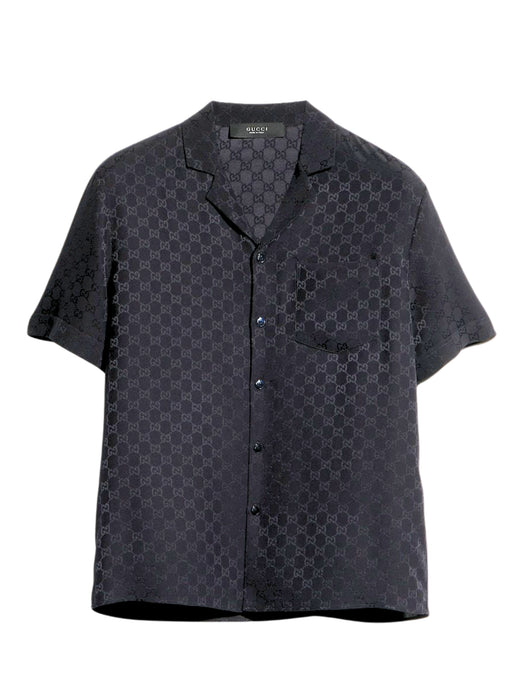 GG silk jacquard bowling shirt 864366 ZATF9 4294 GUCCI 