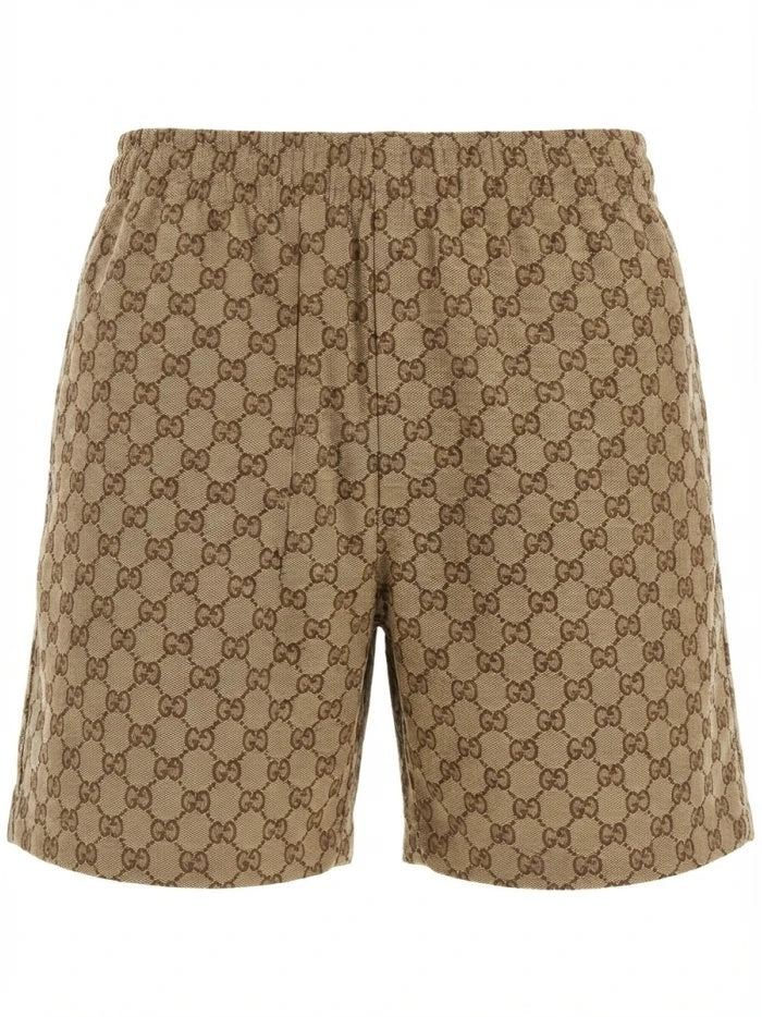 Printed polyester poplin swim shorts 864392 XHALN 2270 GUCCI 