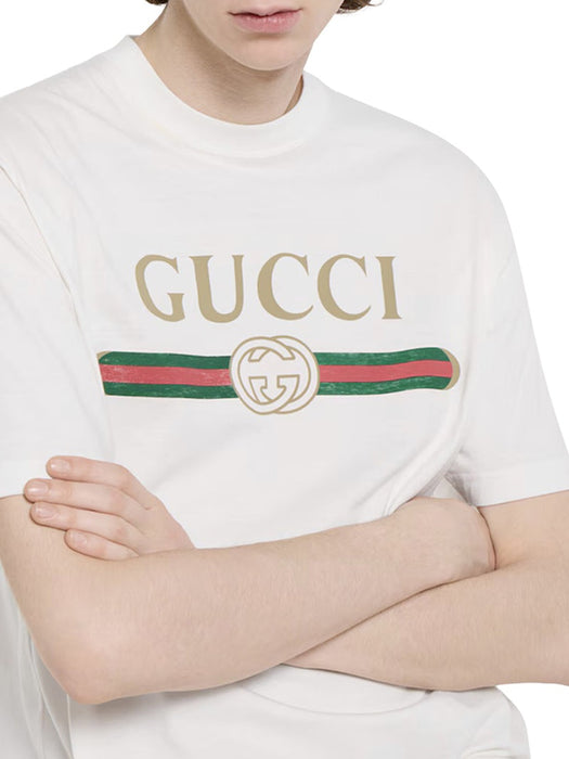 Printed silk blend jersey T-shirt 864626 XJHUF 9280 GUCCI 