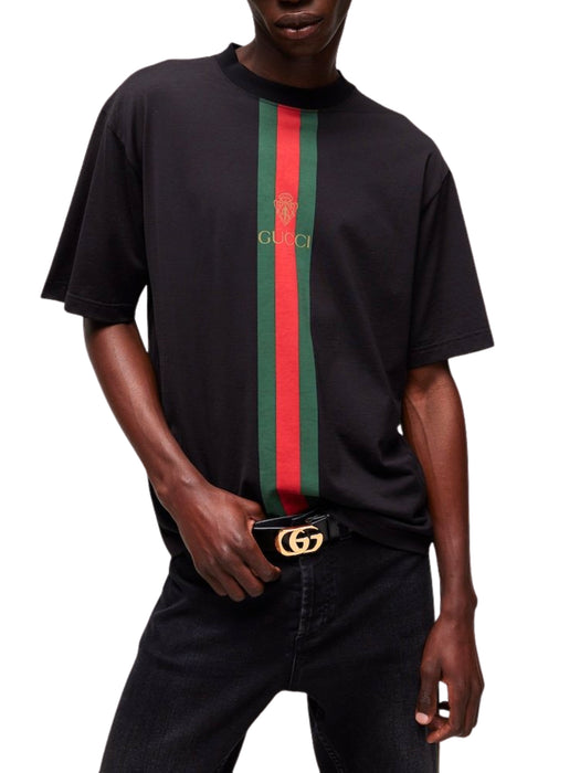 Cotton jersey T-shirt with print 864626 XJHYA1152 GUCCI 