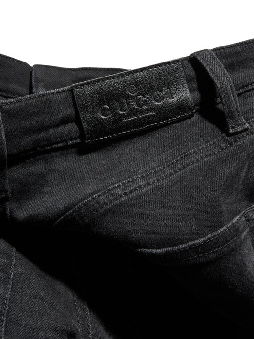 Skinny washed cotton denim jeans 865596 XDDHR 1000 GUCCI 