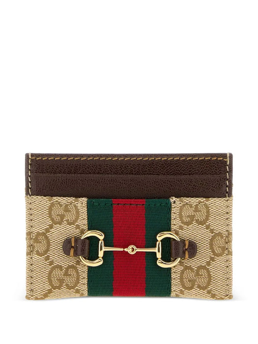 Horsebit Web-stripe card holder 867122 FAFV9 9653 GUCCI 