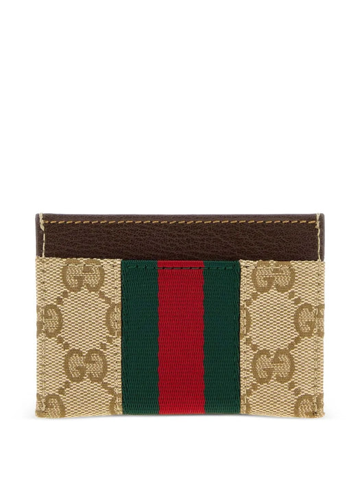 Horsebit Web-stripe card holder 867122 FAFV9 9653 GUCCI 