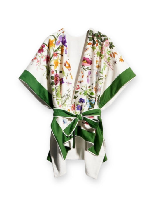 Printed cotton cape dress 867595 3GALE 9067 GUCCI 