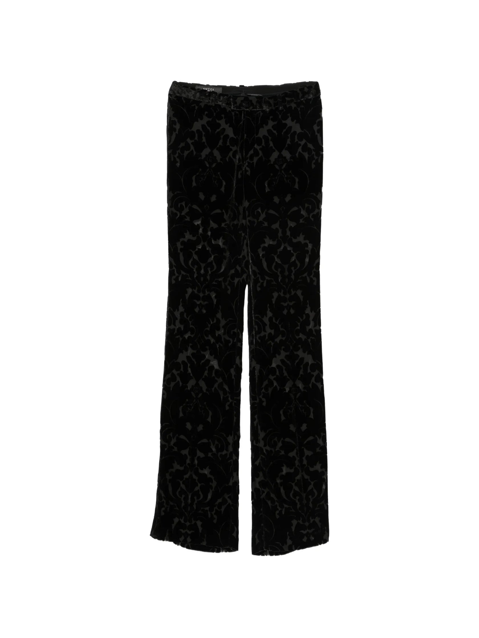 GG Damask-pattern Velvet Trousers 867966 ZAVAQ 1152 GUCCI 