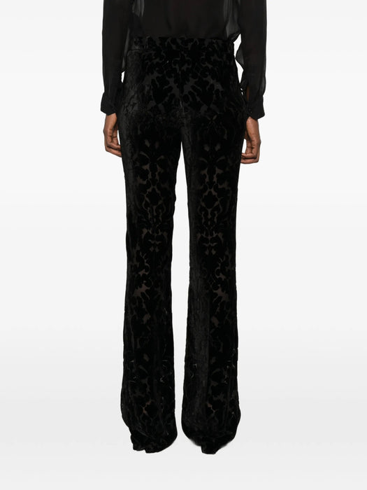 GG Damask-pattern Velvet Trousers 867966 ZAVAQ 1152 GUCCI 