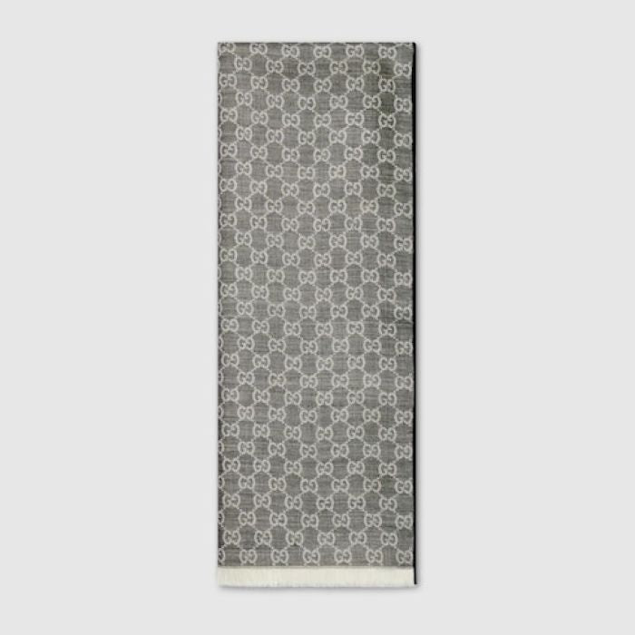 GG wool silk jacquard stole 870543 4GAK31360 GUCCI 