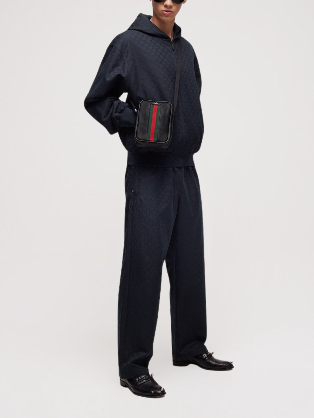 Monogrammed Elastic-Waist Pants 871976 ZAUR4 4013 GUCCI 