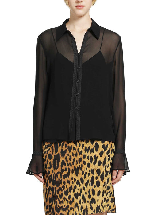 Silk georgette shirt 871996 ZHS04 1000 GUCCI 