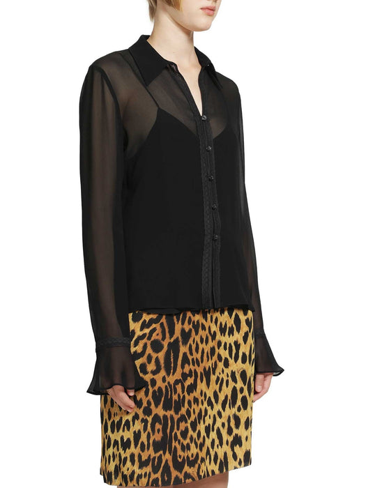 Silk georgette shirt 871996 ZHS04 1000 GUCCI 