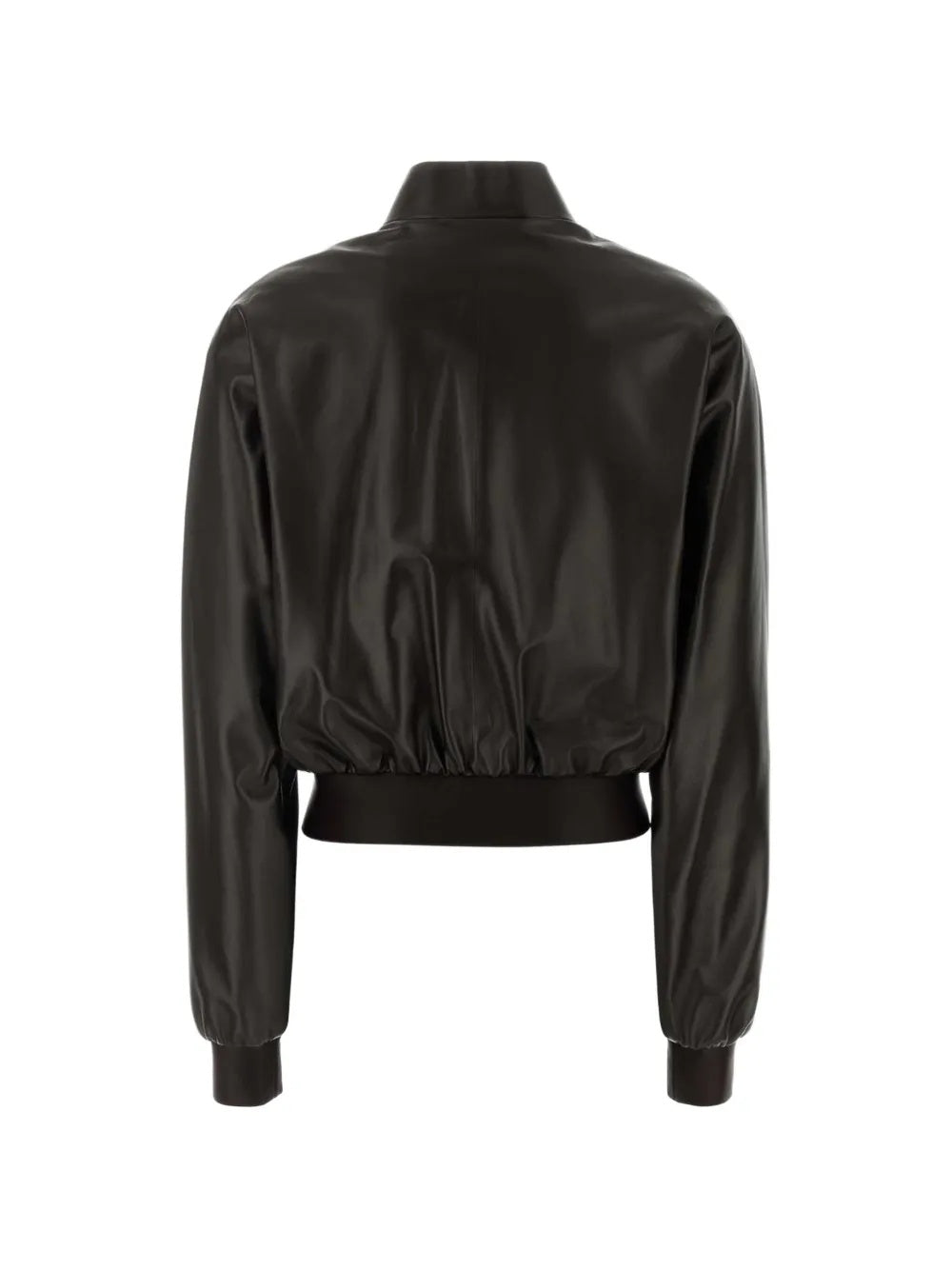High-neck leather bomber jacket 871997 XNBCU 2040 GUCCI 