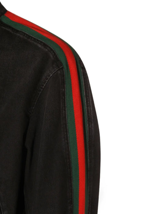 Web-stripe denim jacket 872075 XDDHQ 1000 GUCCI 