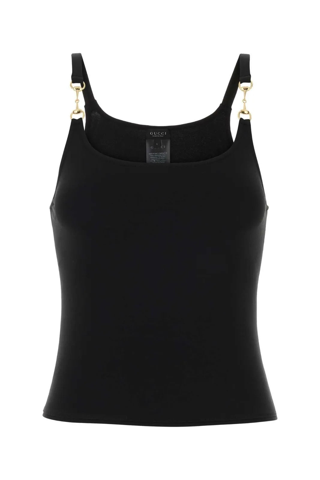 Horsebit Crêpe Jersey Top 872686 XUAPP 1000 GUCCI 