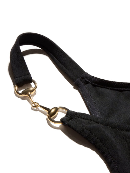 Horsebit Crêpe Jersey Top 872686 XUAPP 1000 GUCCI 